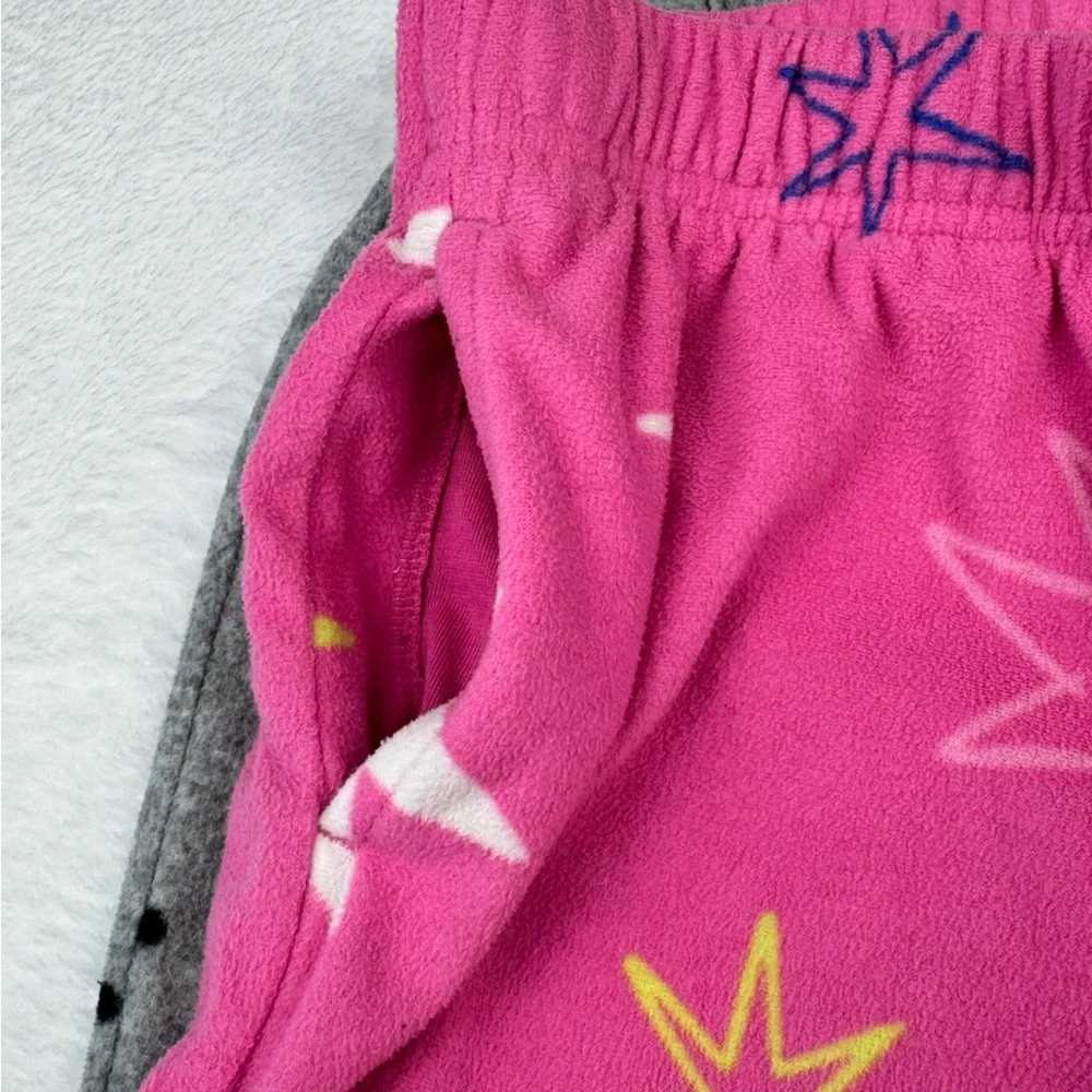 Old Navy youth girls fleece pajama pants. Lot of 2. Girls Size M (8).